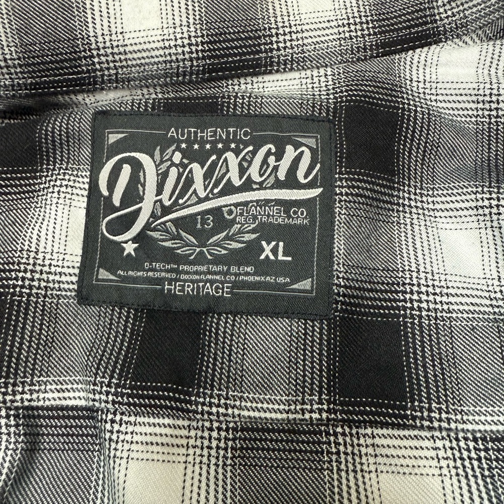 DIXXON Heritage Men’s XL Plaid Flannel Shirt - Picture 2 of 8
